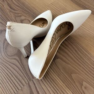 Sam Edelman Elegant Cream Heels